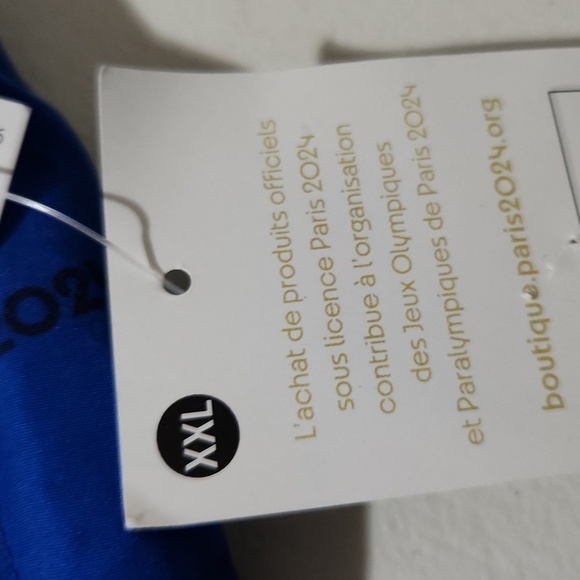 Paris 2024 Blue Swim Shorts XXL Official Olympic Merchandise Pockets - Picture 4 of 7
